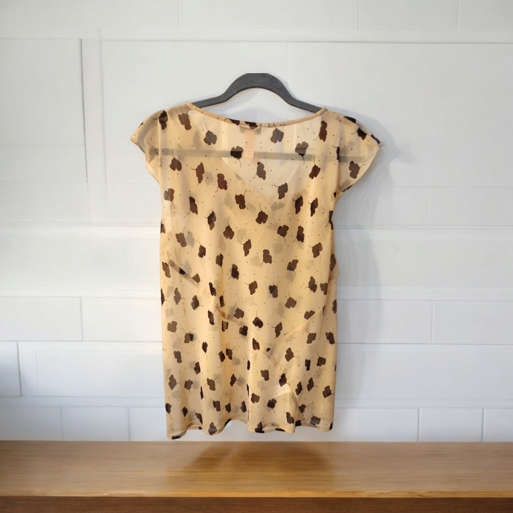 NWT Sheer Beautiful Blouse - Picture 4 of 4